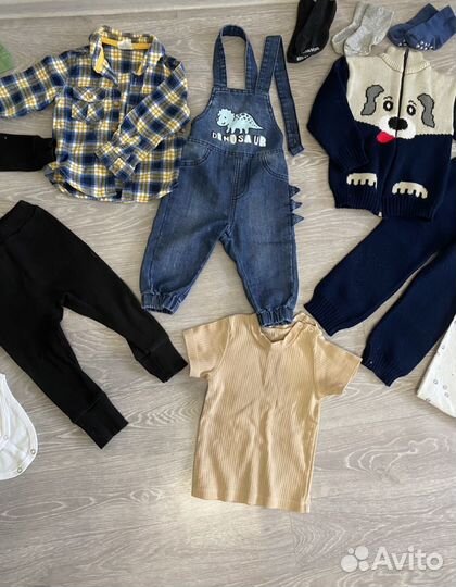 Одежда пакетом для мальчика 74 80