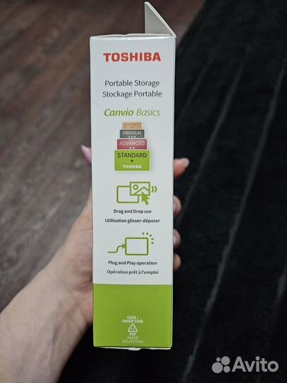 Toshiba 1 тб Внешний жесткий диск, Canvio Basics