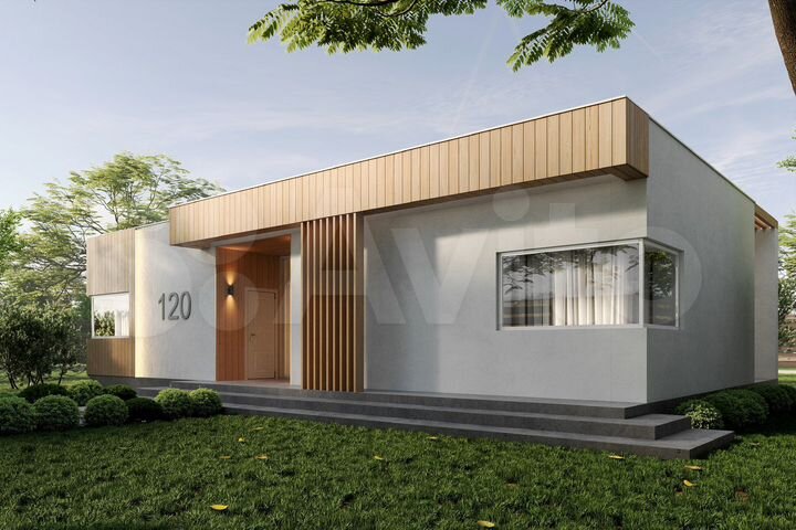 Дом 115 м² на участке 7 сот.