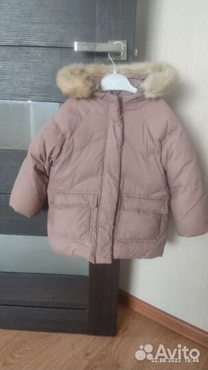Пуховик для девочки 104