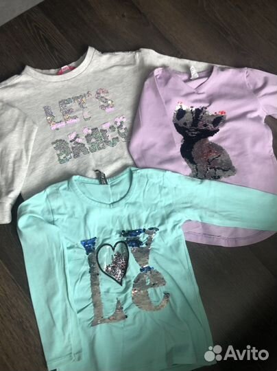 Детская одежда для девочек пакетом 98 104