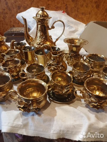 Сервис чайно кофейный золото скифов