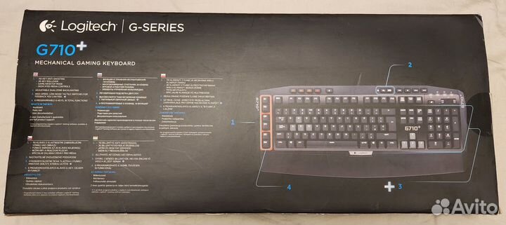 Игровая клавиатура Logitech G710+