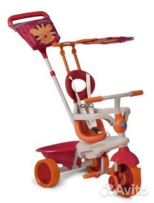 Велосипед трехколесный с ручкой Smart Trike Safari