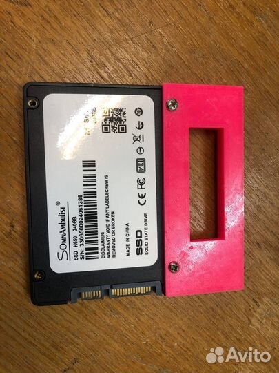 Holder крепление для SSD, жестко диска