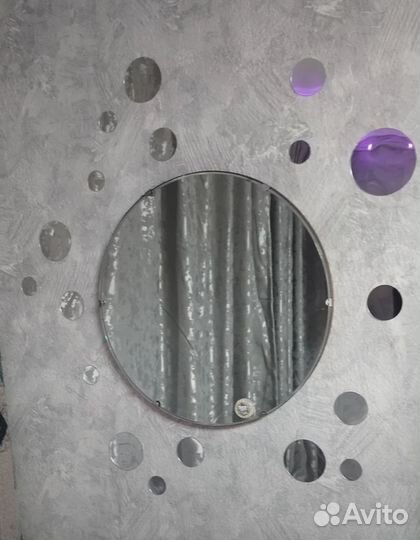 Интерьерные наклейки зеркальные 32 шт