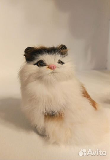 Фигурки животных из натурального меха