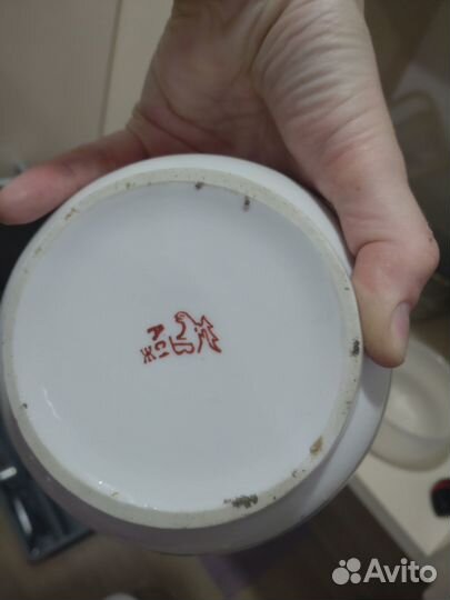 Посуда СССР чайник и сахарница