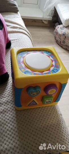 Ослик и куб интерактивный