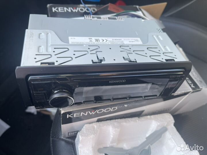 Автомагнитола kenwood KMM-105AY, черный