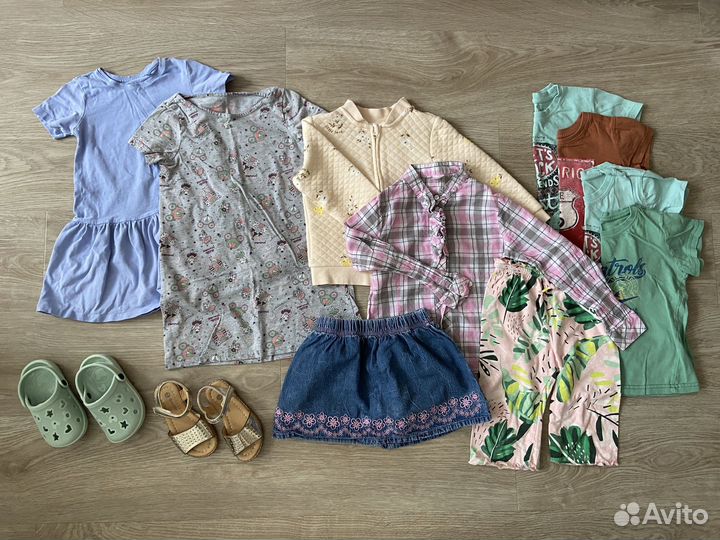 Одежда пакетом для девочки 92 98 104