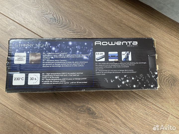 Выпрямитель для волос rowenta