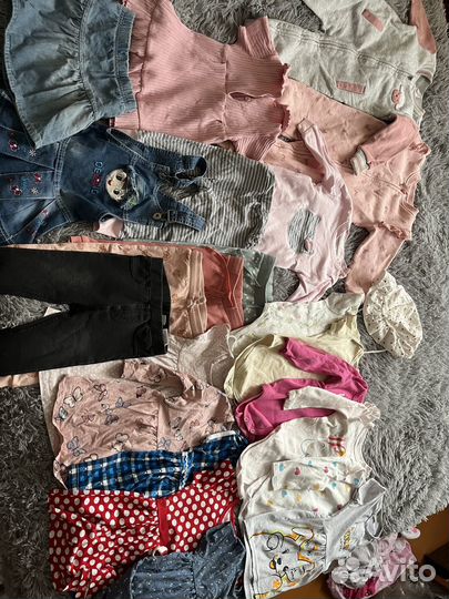 Вещи пакетом 80 86 на девочку