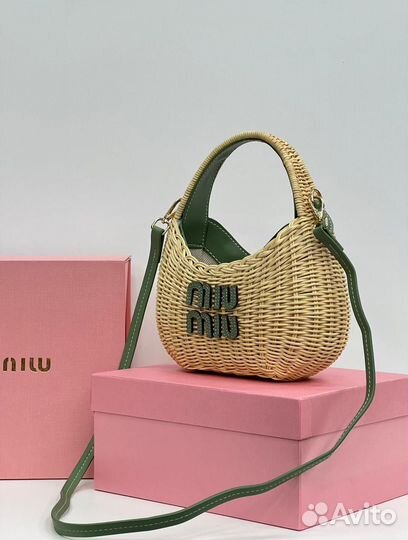 Сумка корзинка Miu Miu