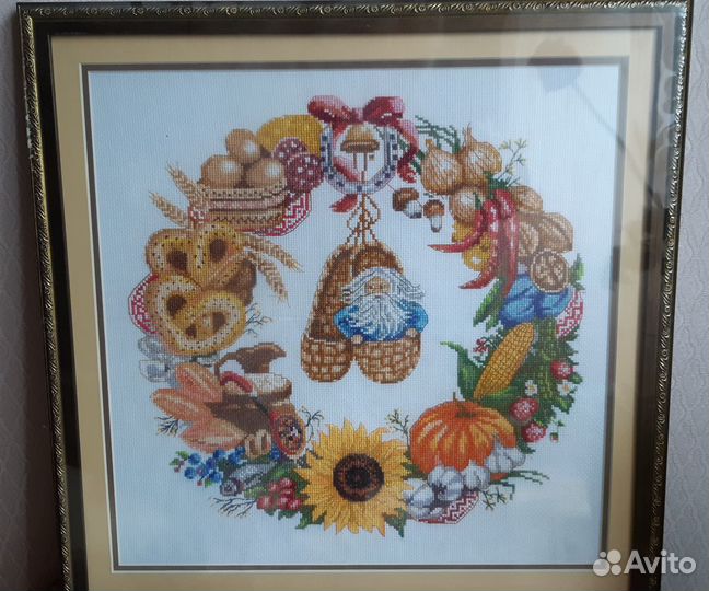 Картина вышитая 