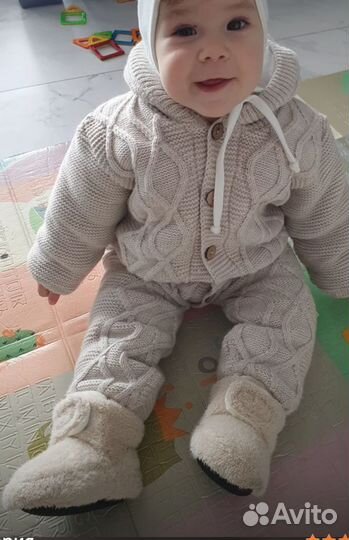 Вязаный комбинезон 68