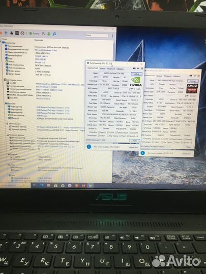 Игровой Asus15.6 AMD Ryzen5/8Gb/geforcegtx1050