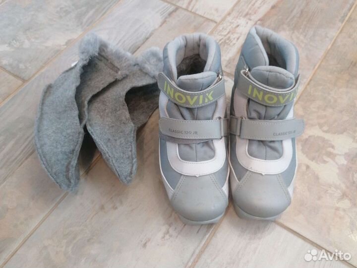 Лыжные ботинки 33р