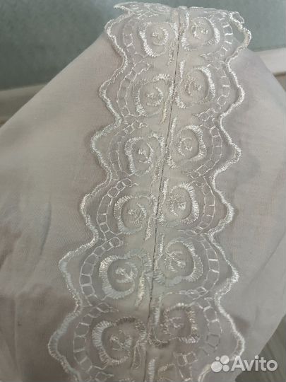 Крестильный набор для девочки платье рубашка