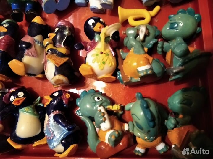 Игрушки из киндер сюрприза 90х