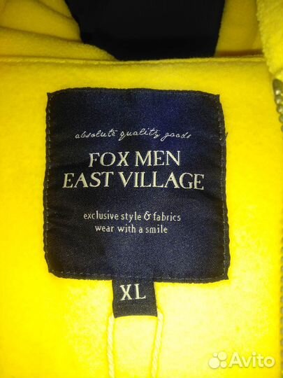 Толстовка FOX с капюшоном флисовая