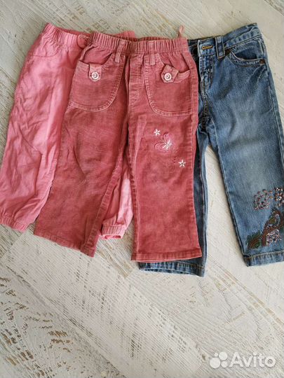 Брюки для девочки,Штанишки для девочки пакетом2-3