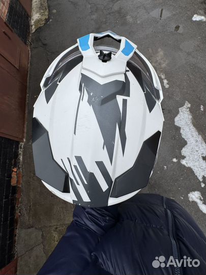 Шлем для мотоцикла кроссовый