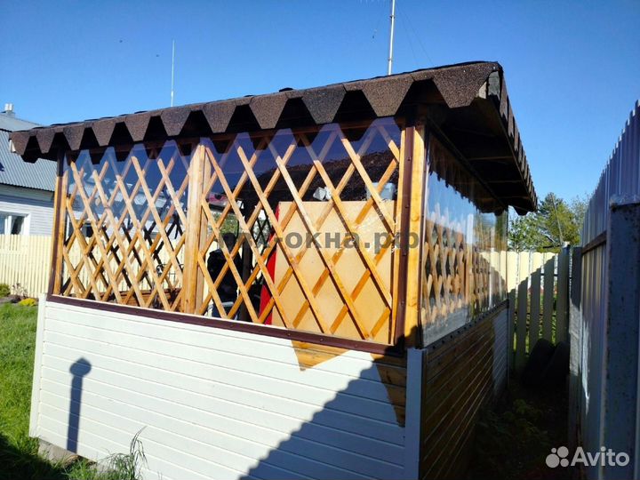 Пленка пвх прозрачная для беседки