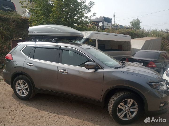 Автобокс Nissan XTrail T32 серый усиленный
