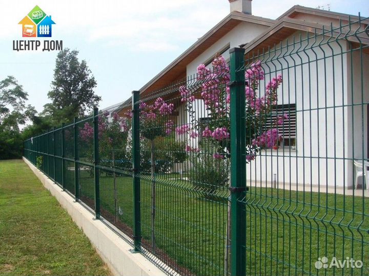 Забор сетка 3Д