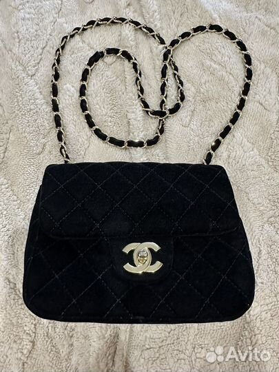 Сумка Chanel бархат в очень хорошем качествн