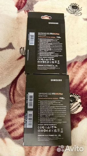 SSD диск Samsung 970 EVO Plus PCIe NVMe 3.0 x4 M.2