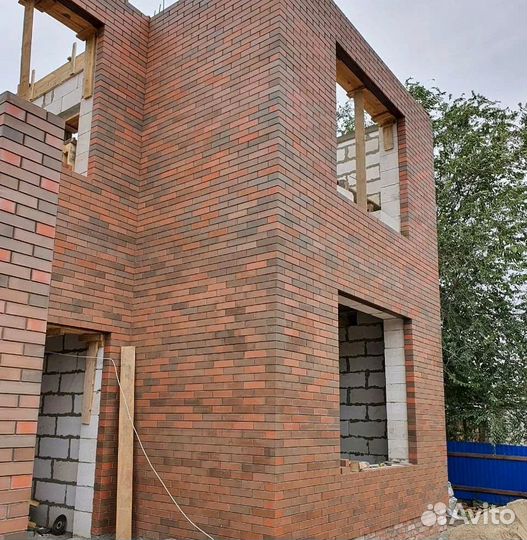 Керамический кирпич графит лава вкз