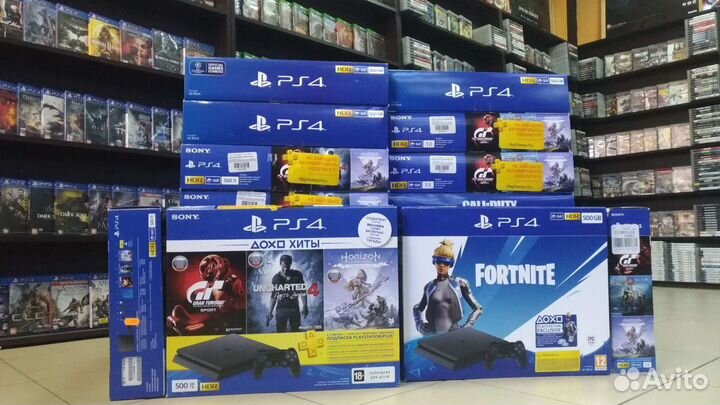 Игровые приставки Sony PS4 slim