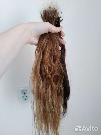 Волосы для наращивания бу 45 см