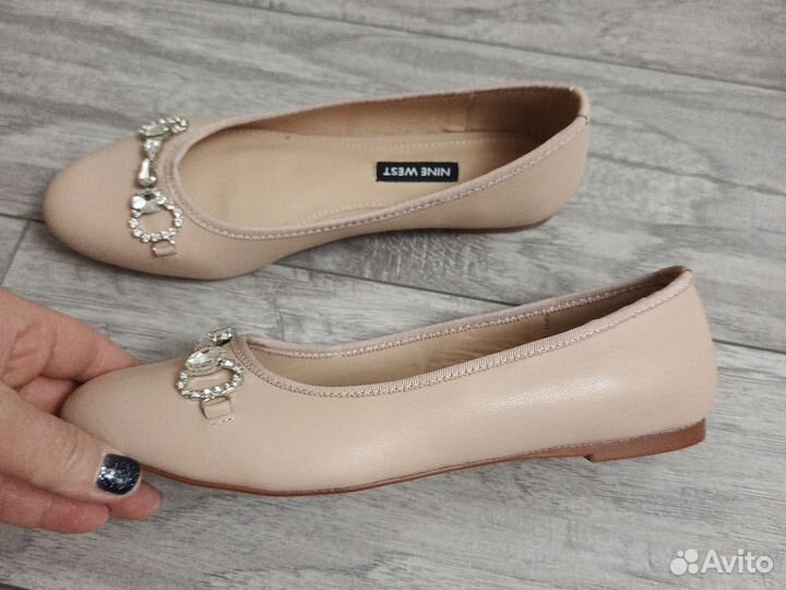 Балетки туфли новые nine west p.37 (23,5 см)