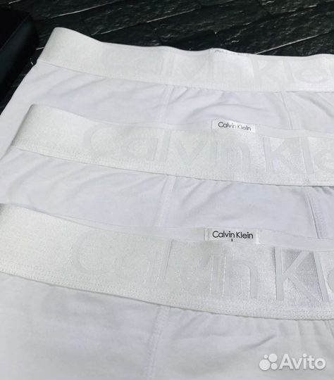 Трусы мужские боксеры белые calvin klein арт.485