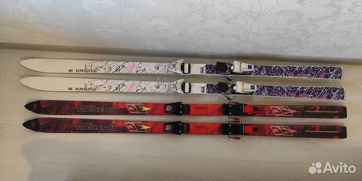 Горные лыжи 180 и 178 см