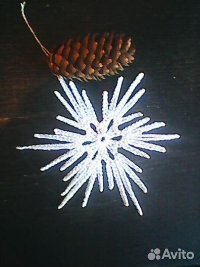 Снежинки ручная работа