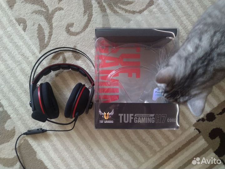 Игровые наушники asus TUF gaming H7 core