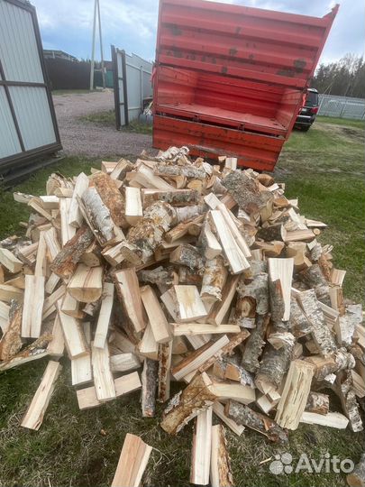 Дрова березовые колотые
