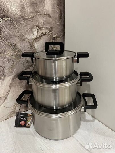 Набор кастрюль Polaris, новый