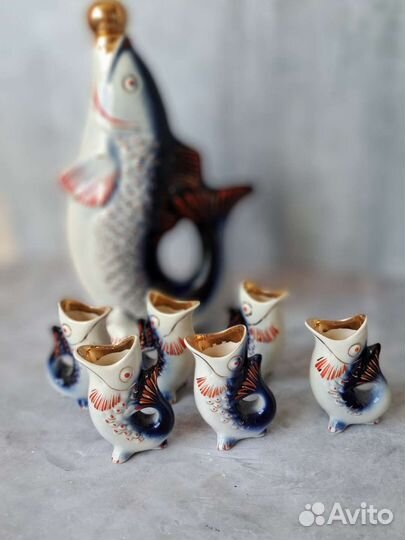 Сервиз советский рыбки