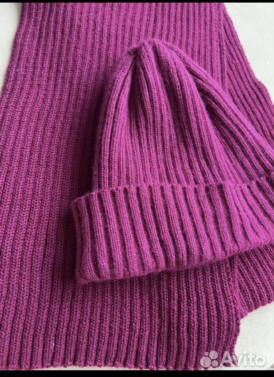 Комплект шапка и шарф