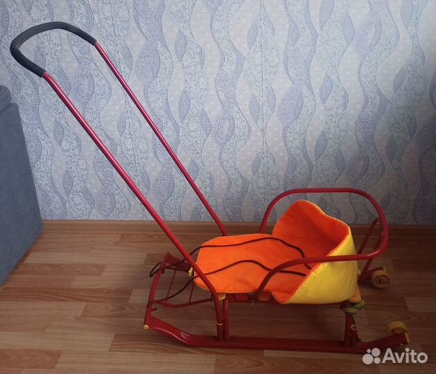 Детские зимние санки