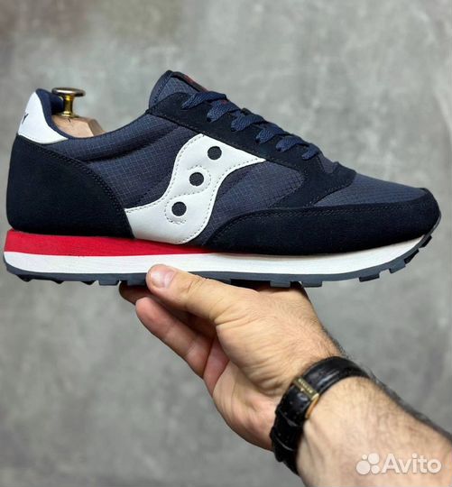 Saucony синие с белым разм. 44