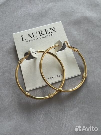 Новые серьги Ralph lauren