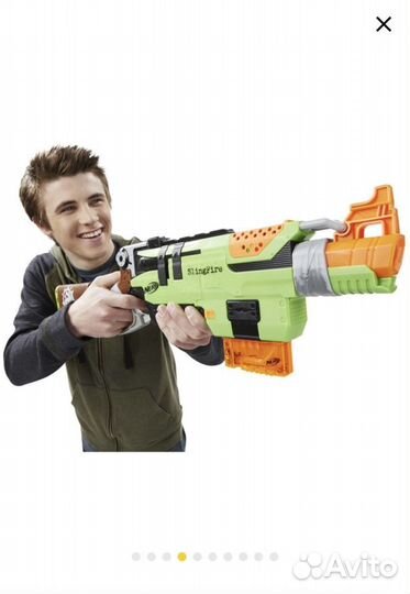 Бластер Nerf Зомби Страйк Слингфайр