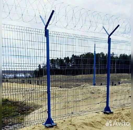 Забор сетка 3д