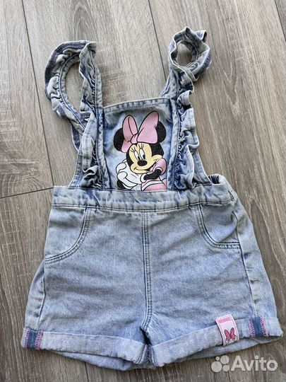 Джинсовый комбинезон для девочки 104